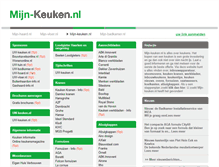 Tablet Screenshot of mijn-keuken.nl